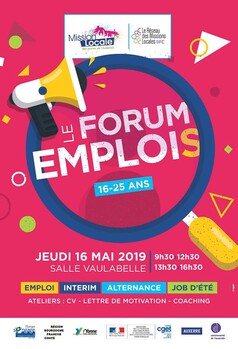 Affiche forum emploi