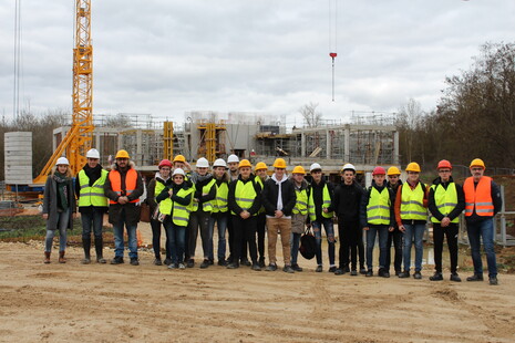 Visite lycéens chantiers PE